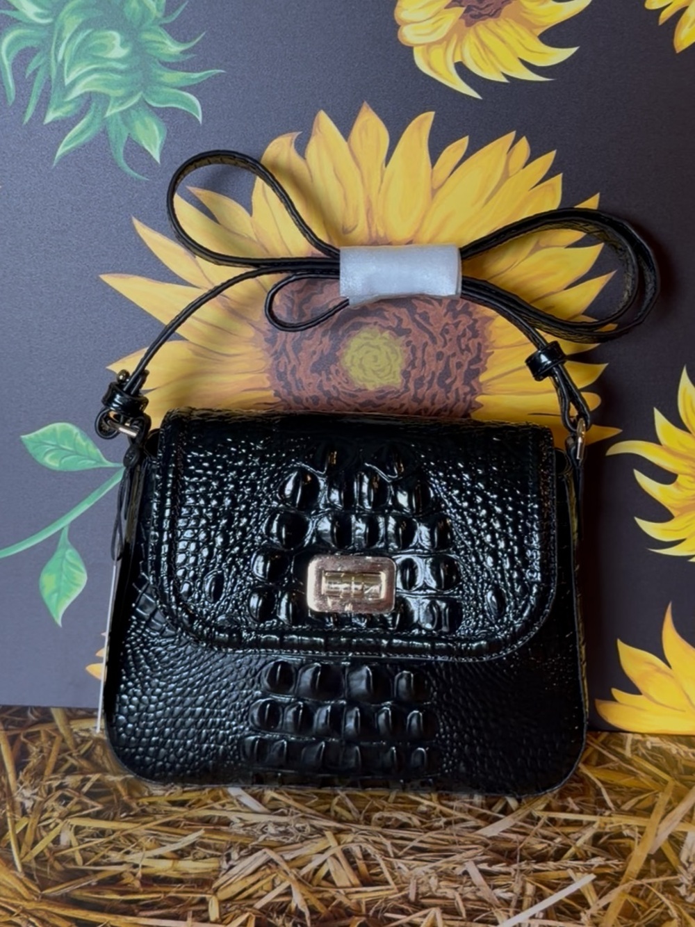 Brahmin Gianna Black Melbourne Genuine Leather NWT